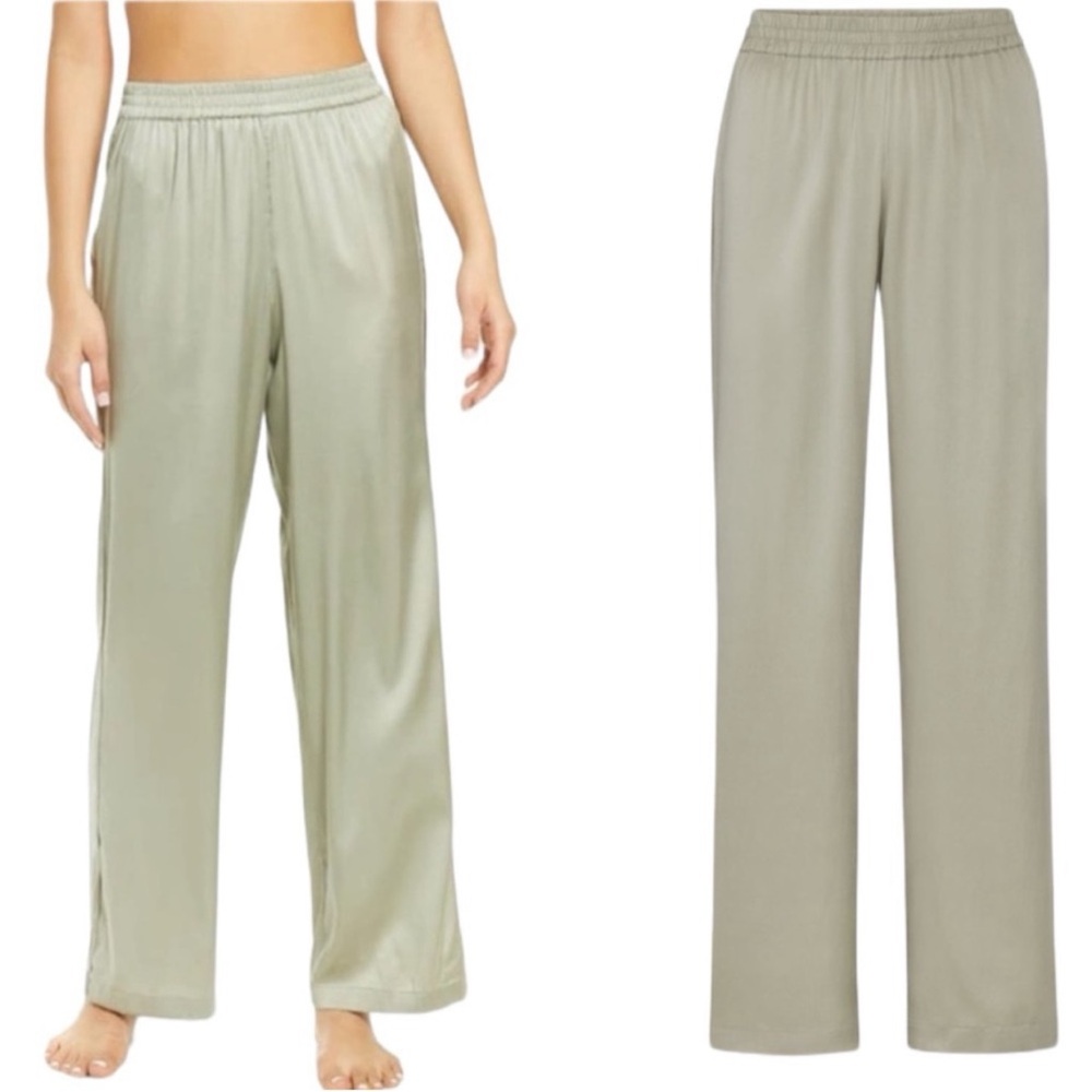 Skims Silk Stretch Pajama Pants Loungewear in Talc Size XS